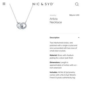 NIC & SYD Artizia Necklace